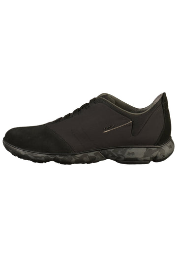 Geox Sneaker Leder/Textil Schwarz - surf4shoes