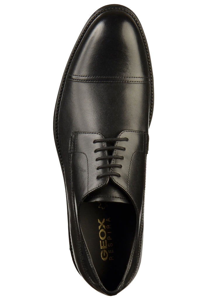 Geox Businessschuhe Leder Schwarz - surf4shoes