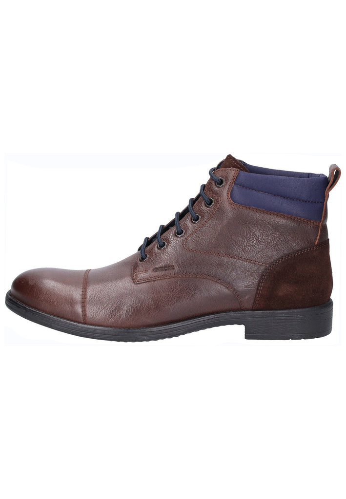 Geox Stiefelette Leder Dunkelbraun - surf4shoes