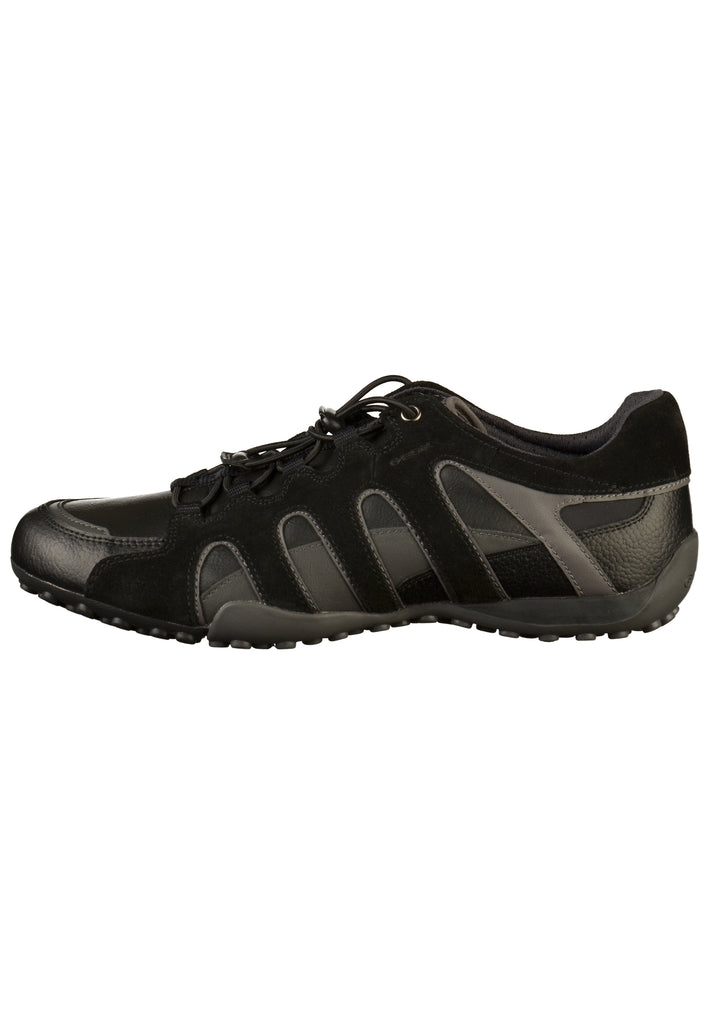 Geox Halbschuhe Lederimitat Schwarz - surf4shoes