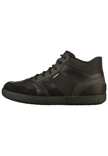 Geox Sneaker Lederimitat/Textil Schwarz - surf4shoes