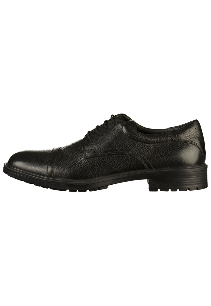 Geox Businessschuhe Leder Schwarz - surf4shoes