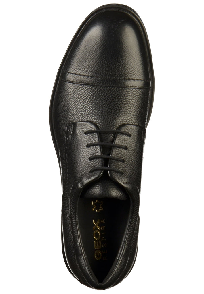 Geox Businessschuhe Leder Schwarz - surf4shoes