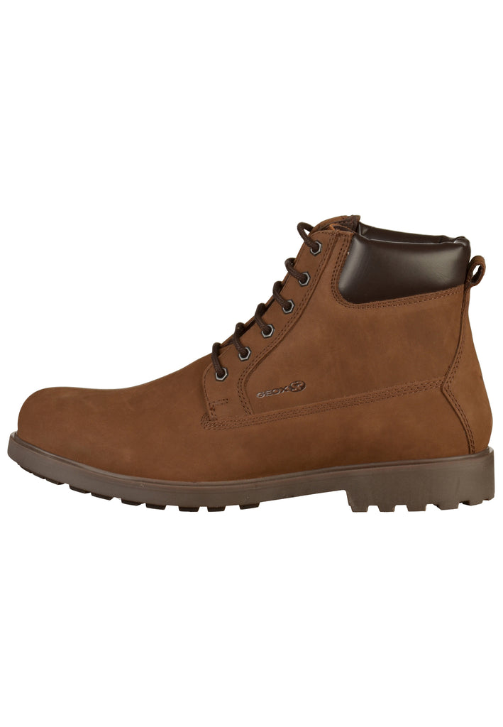 Geox Stiefelette Nubukleder Braun - surf4shoes