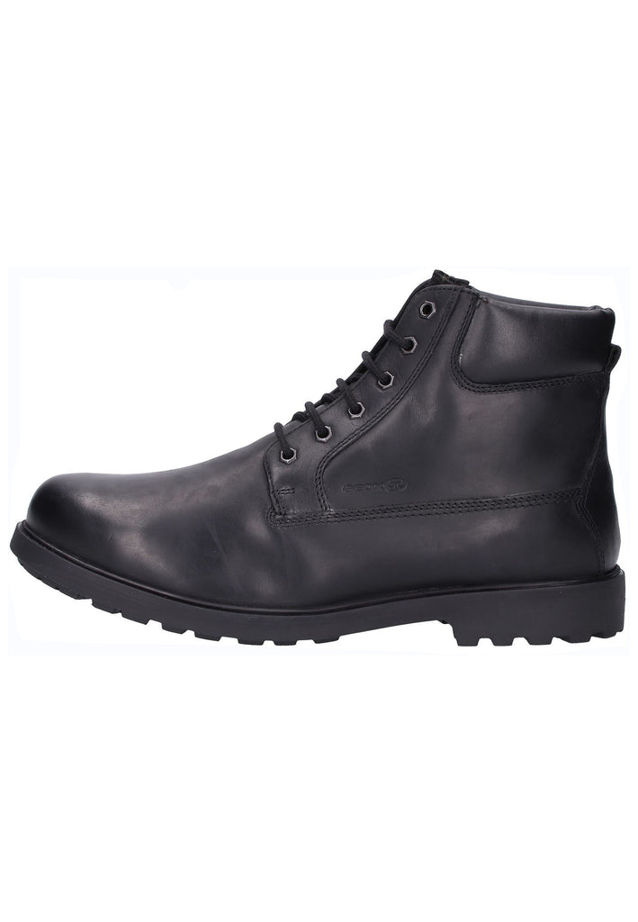 Geox Stiefelette Leder Schwarz Warmfutter - surf4shoes
