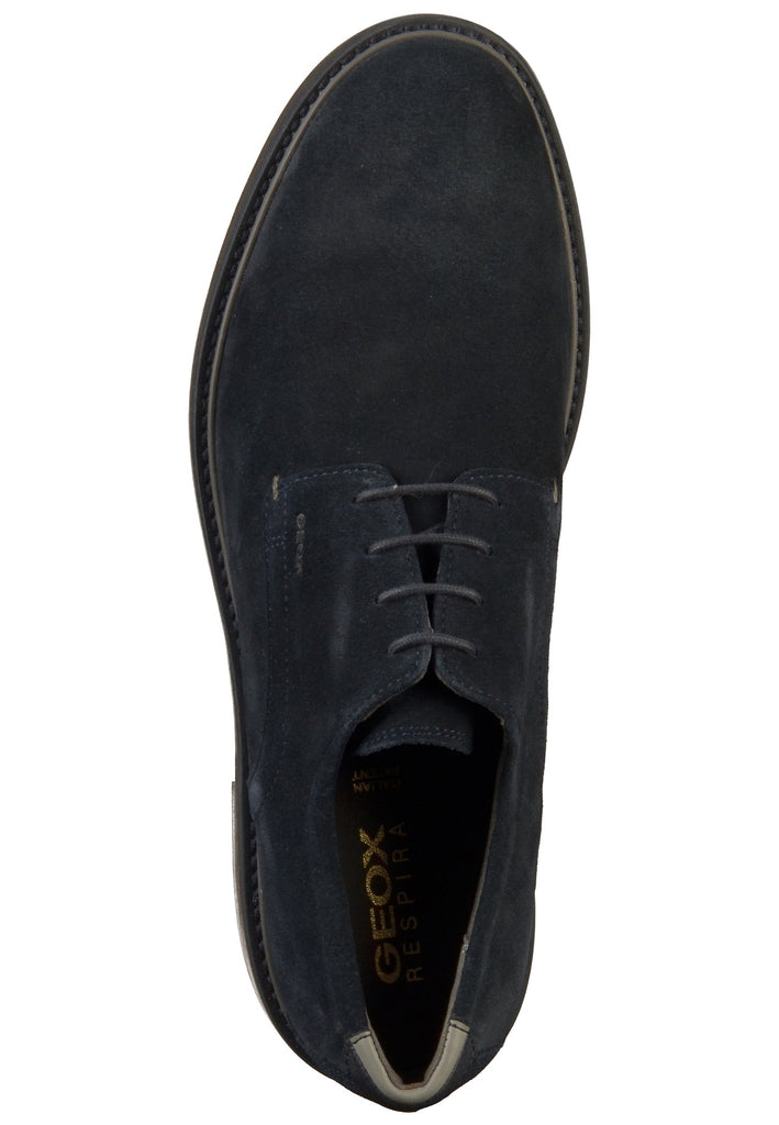 Geox Halbschuhe Nubukleder Blau - surf4shoes