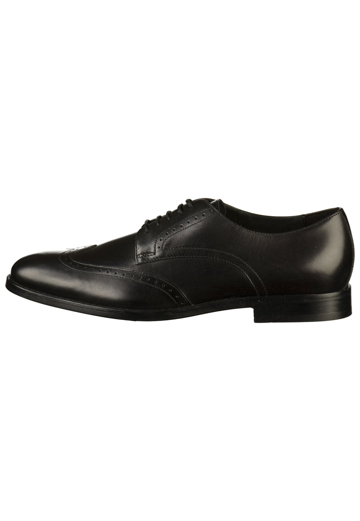Geox Businessschuhe Leder Schwarz - surf4shoes