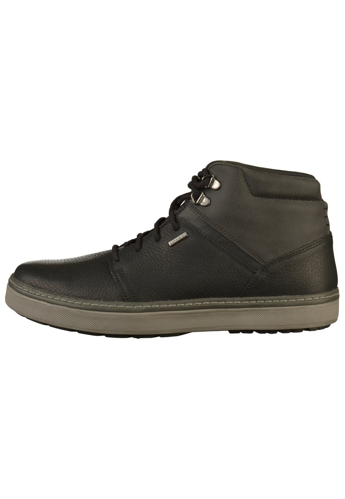 Geox Sneaker Lederimitat Schwarz - surf4shoes