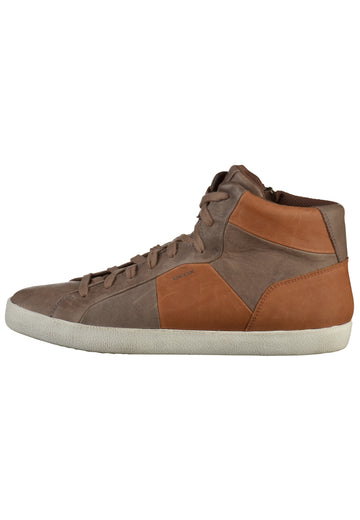 Geox Sneaker Nappaleder Braun - surf4shoes