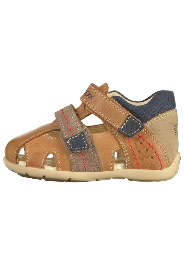 Geox Sandalen Nappaleder Caramel - surf4shoes