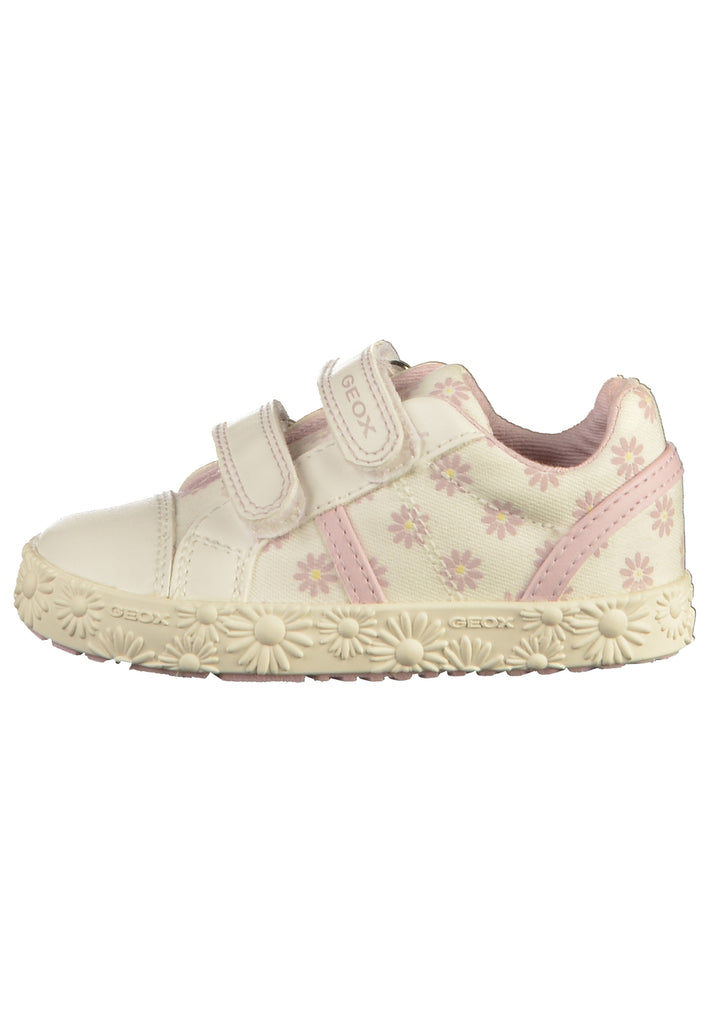 Geox Sneaker Canvas Weiß/Pink - surf4shoes