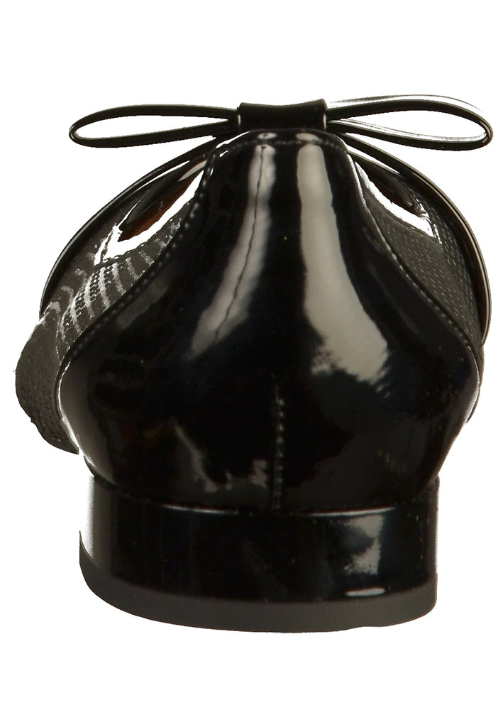 Geox Ballerinas Lederimitat Schwarz - surf4shoes