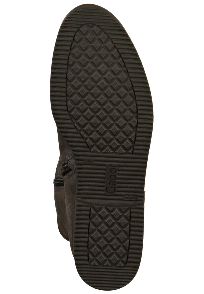 Gabor Stiefel Veloursleder Dunkelgrau - surf4shoes