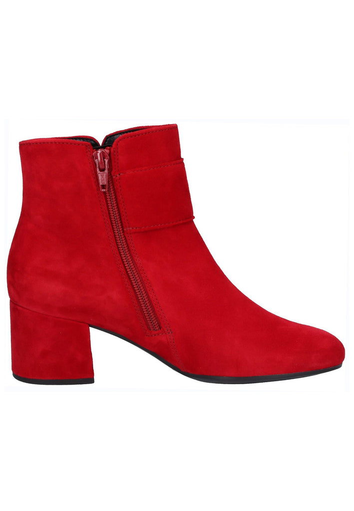 Gabor Stiefelette Leder Rot - surf4shoes