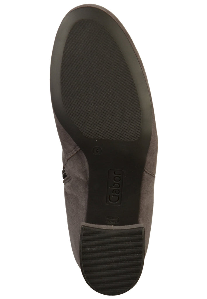 Gabor Stiefelette Leder Grau - surf4shoes