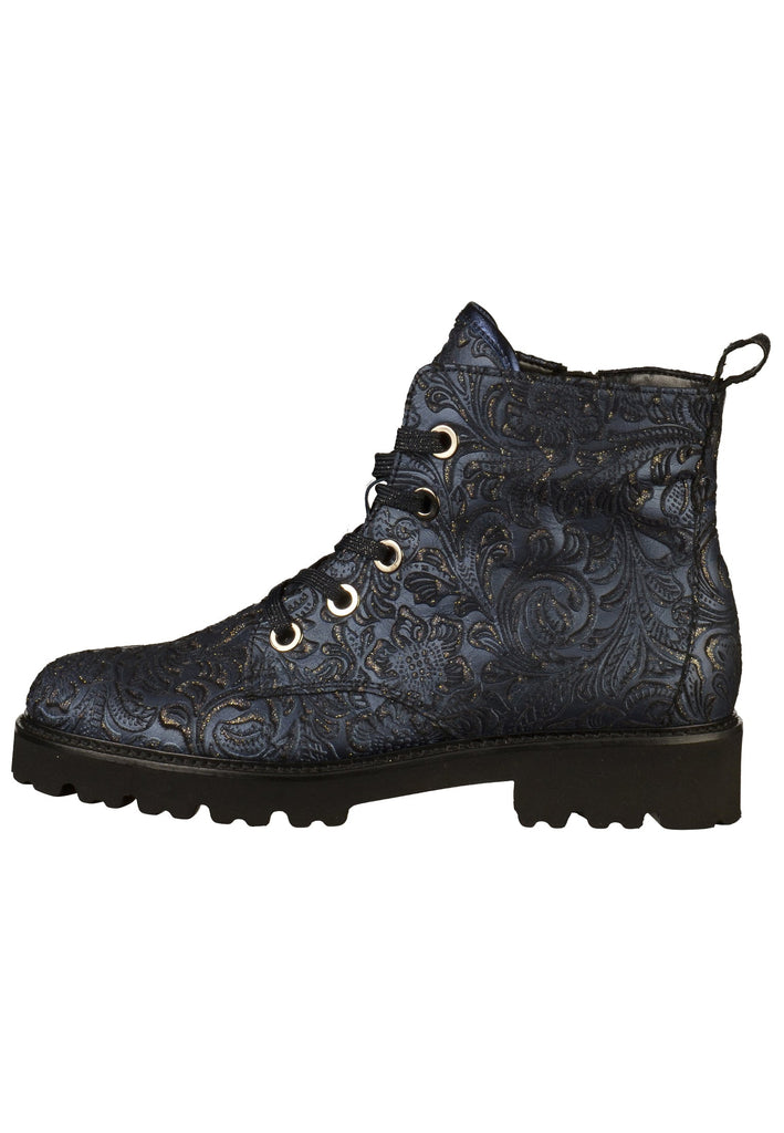Gabor Stiefelette Leder Blau - surf4shoes