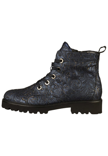 Gabor Stiefelette Leder Blau - surf4shoes
