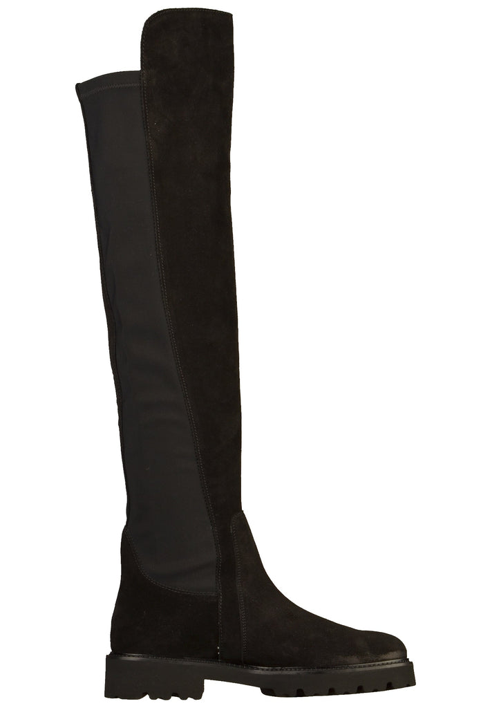 Gabor Stiefel Veloursleder/Textil Schwarz - surf4shoes