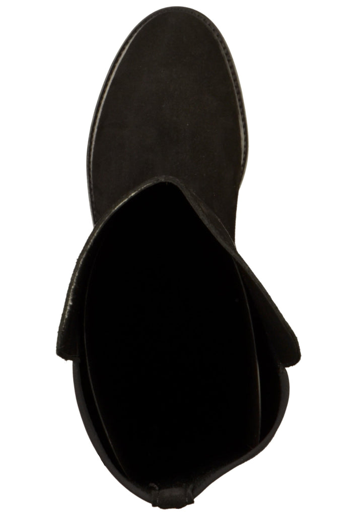 Gabor Stiefel Veloursleder/Textil Schwarz - surf4shoes