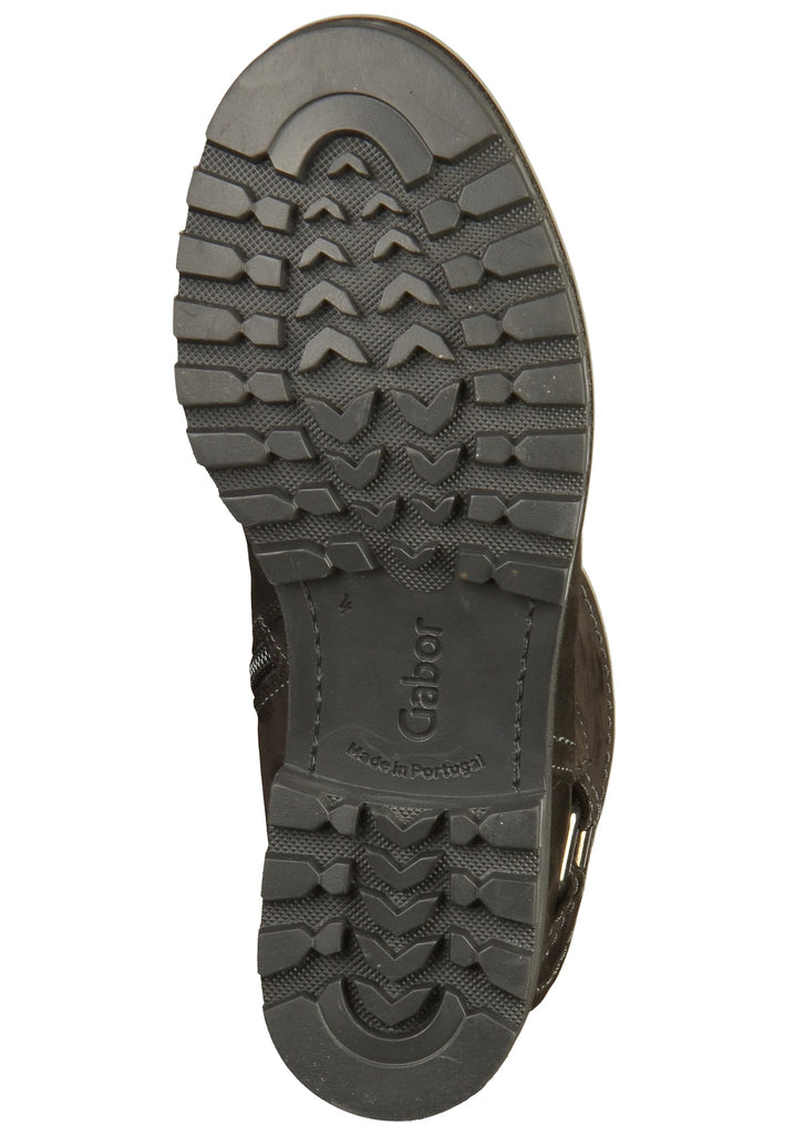 Gabor Stiefel Nubukleder Schwarz - surf4shoes