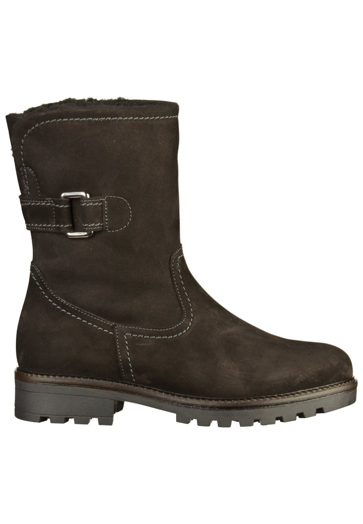 Gabor Stiefel Nubukleder Schwarz - surf4shoes