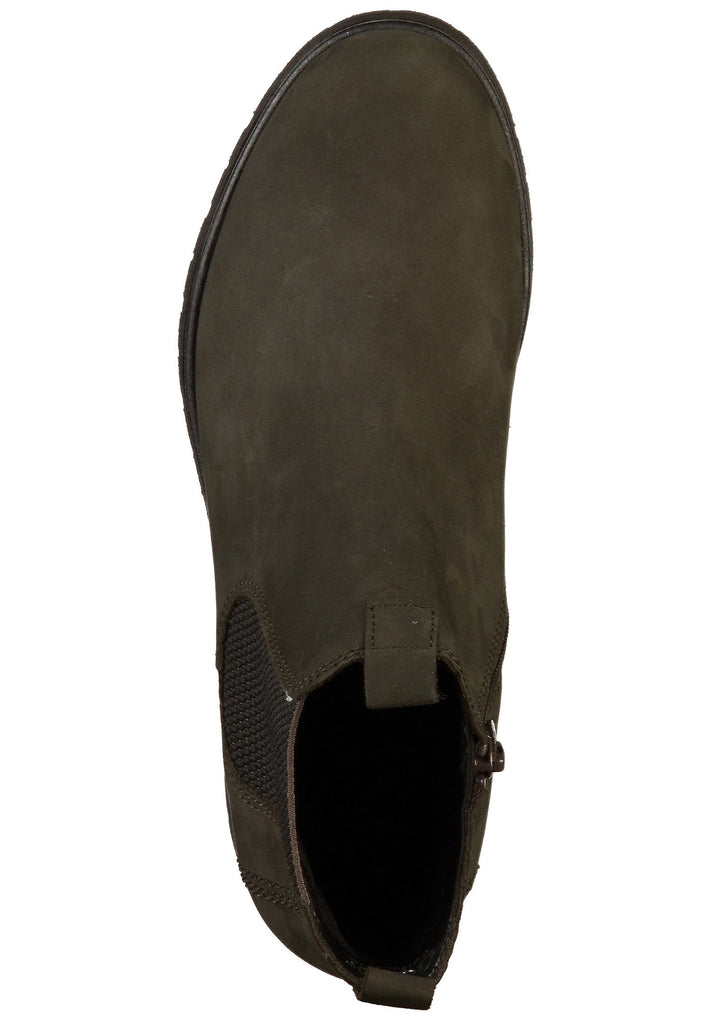 Gabor Stiefelette Veloursleder Grau - surf4shoes