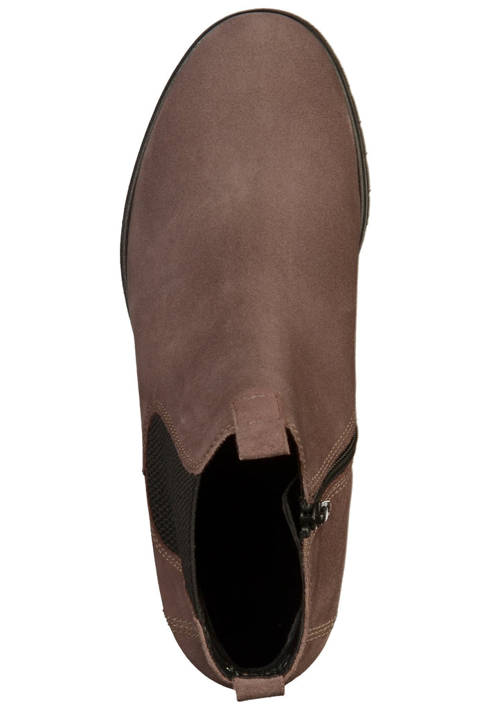 Gabor Stiefelette Veloursleder Braun - surf4shoes