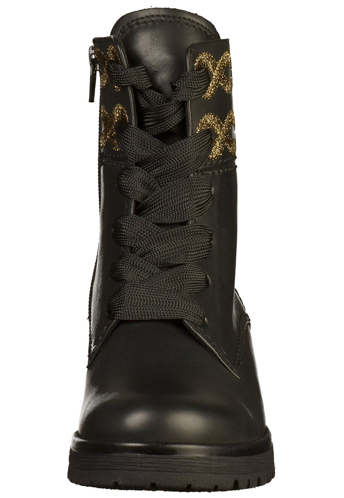 Gabor Stiefelette Leder Schwarz - surf4shoes