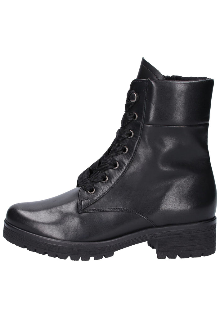 Gabor Stiefelette Leder Schwarz - surf4shoes