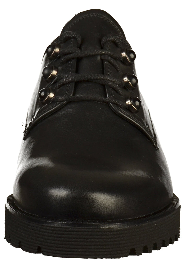 Gabor Halbschuhe Leder Schwarz - surf4shoes