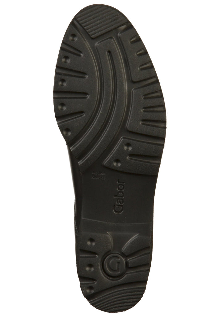 Gabor Halbschuhe Leder Schwarz - surf4shoes