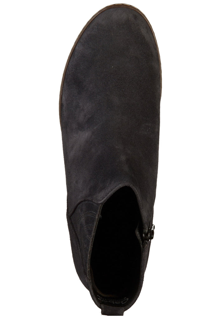Gabor Stiefelette Veloursleder Blau - surf4shoes