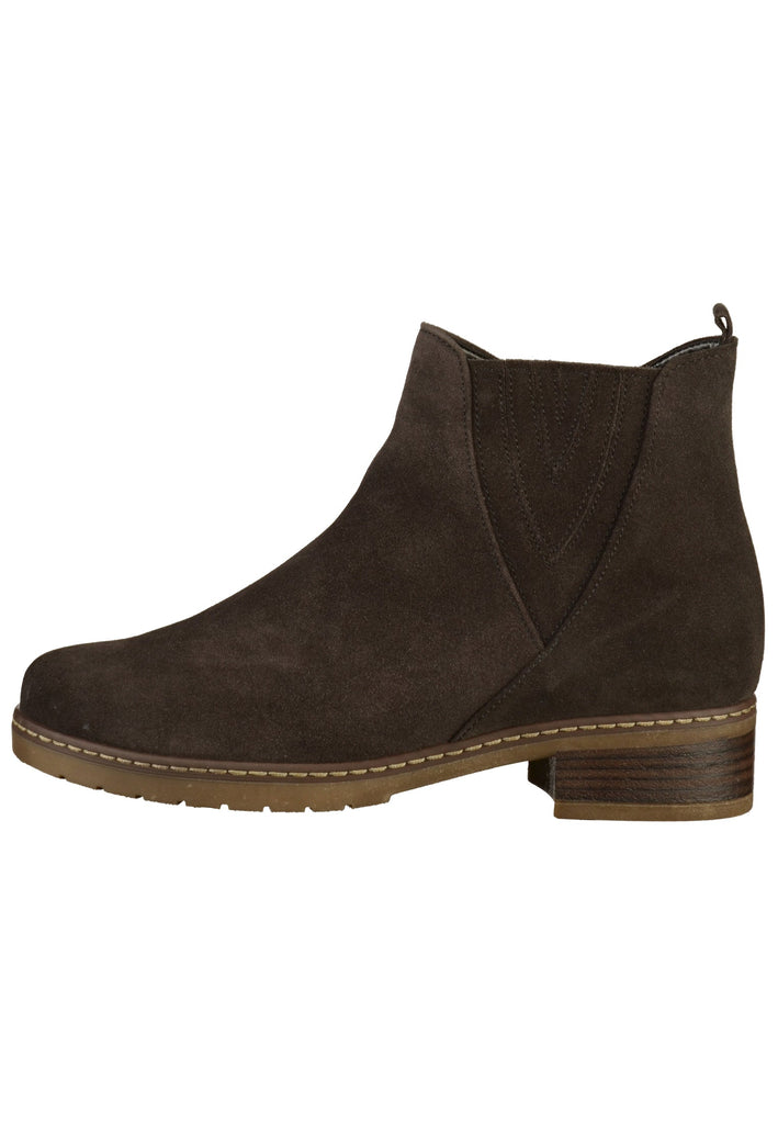 Gabor Stiefelette Nubukleder Dunkelgrau - surf4shoes