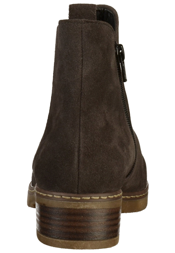 Gabor Stiefelette Nubukleder Dunkelgrau - surf4shoes