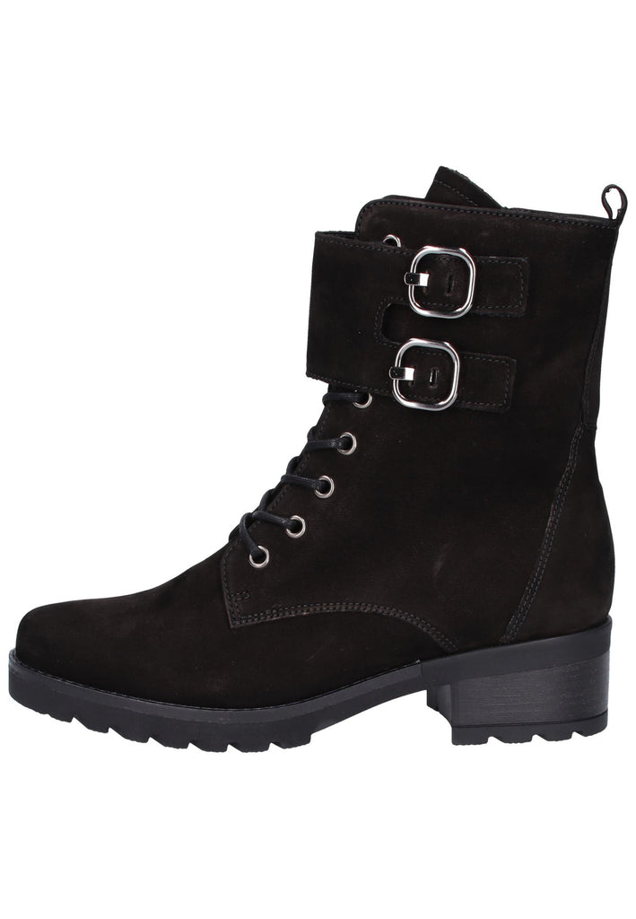Gabor Stiefelette Leder Schwarz - surf4shoes