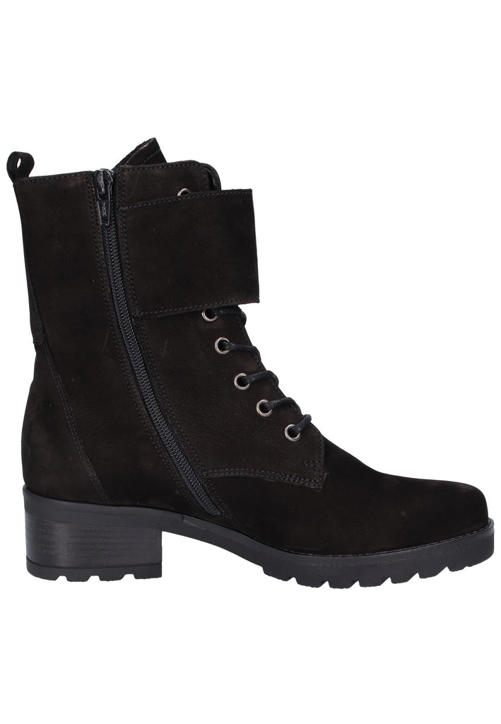 Gabor Stiefelette Leder Schwarz - surf4shoes