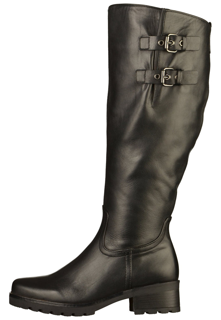 Gabor Stiefel Leder Schwarz - surf4shoes