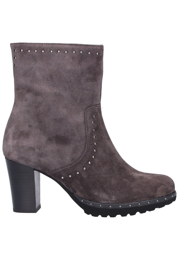Gabor Stiefelette Veloursleder Dunkelgrau - surf4shoes