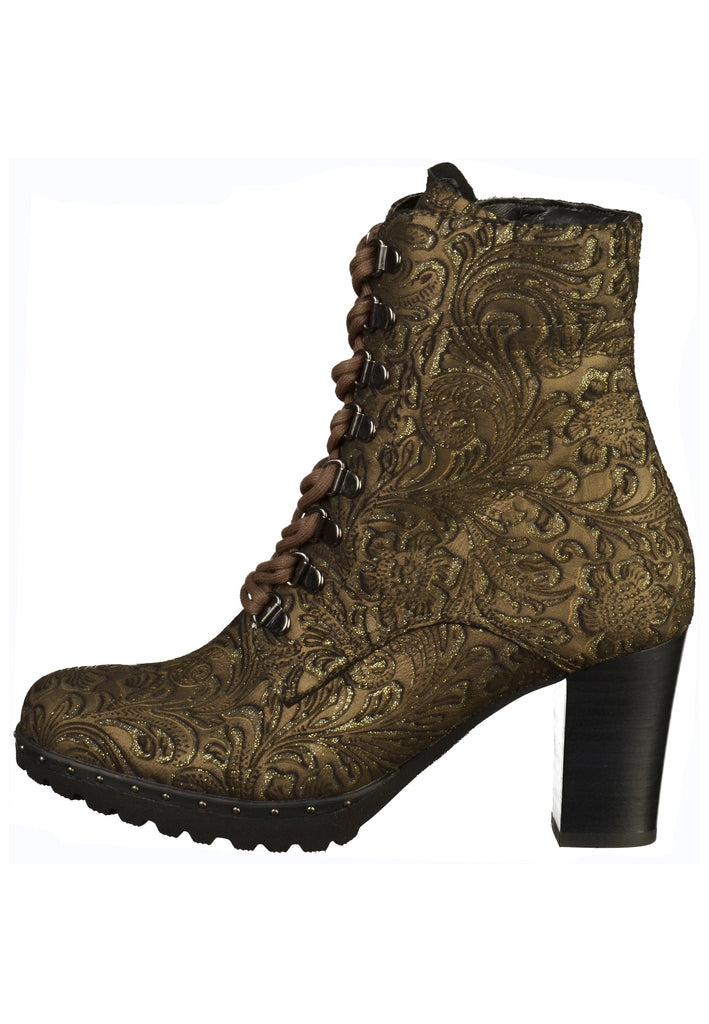 Gabor Stiefelette Leder Oliv - surf4shoes
