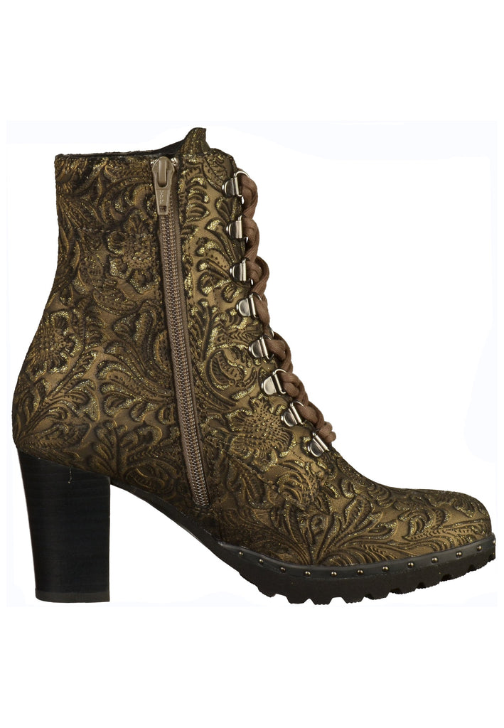 Gabor Stiefelette Leder Oliv - surf4shoes