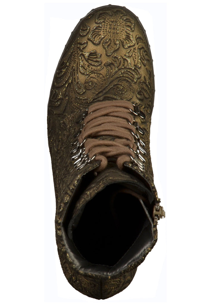 Gabor Stiefelette Leder Oliv - surf4shoes