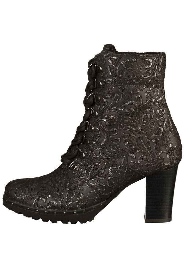 Gabor Stiefelette Leder Schwarz - surf4shoes