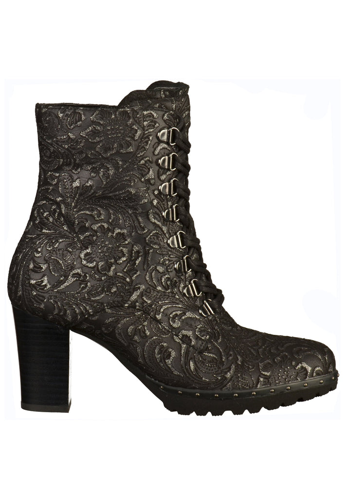 Gabor Stiefelette Leder Schwarz - surf4shoes