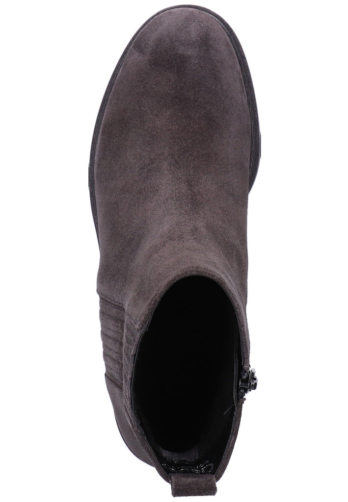 Gabor Stiefelette Leder Dunkelgrau - surf4shoes