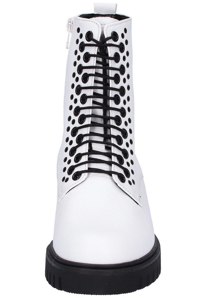 Gabor Stiefelette Textil Weiß - surf4shoes