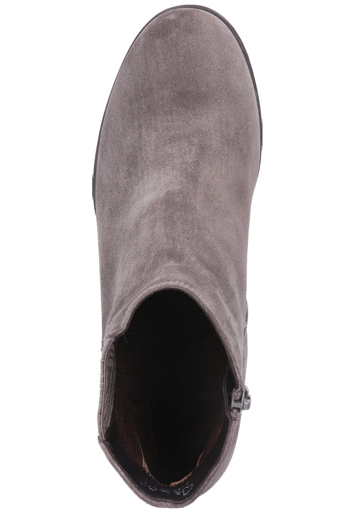 Gabor Stiefelette Veloursleder Braun - surf4shoes