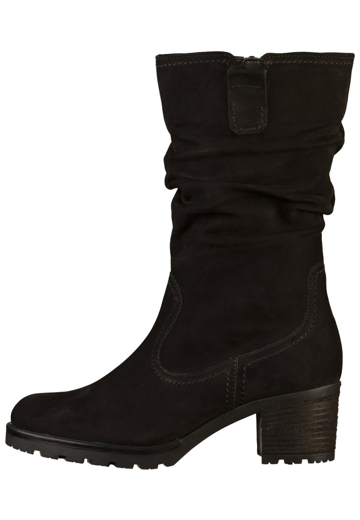 Gabor Stiefel Nubukleder Schwarz - surf4shoes