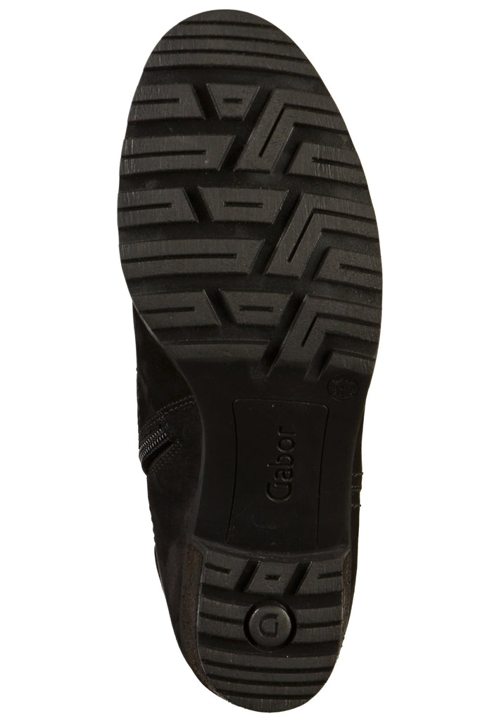 Gabor Stiefel Nubukleder Schwarz - surf4shoes