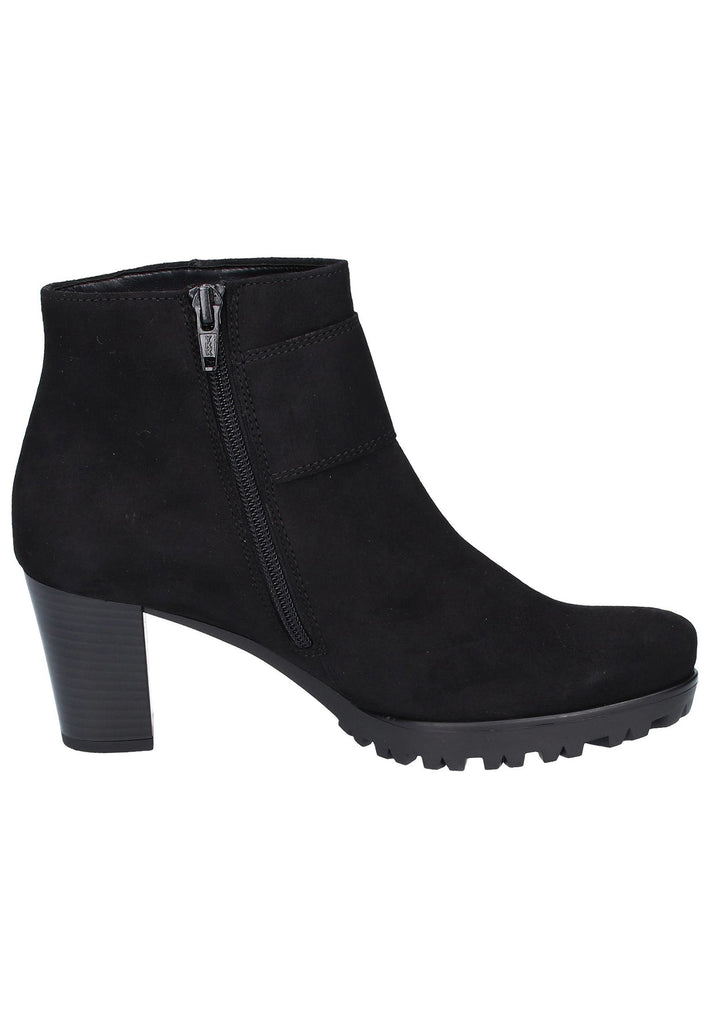 Gabor Stiefelette Leder Schwarz - surf4shoes