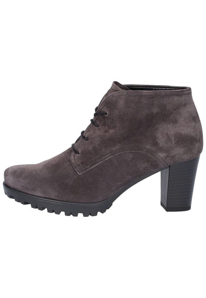 Gabor Stiefelette Veloursleder Dunkelgrau - surf4shoes